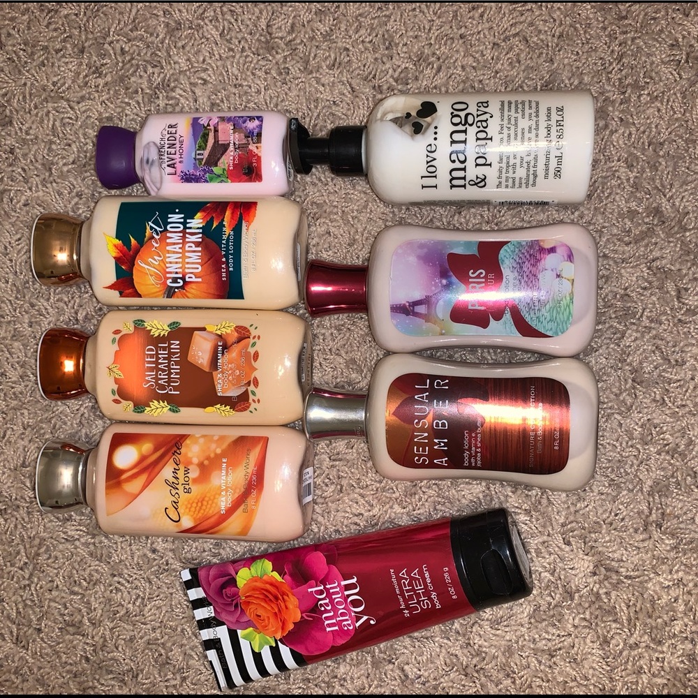 Bath & body works lotions